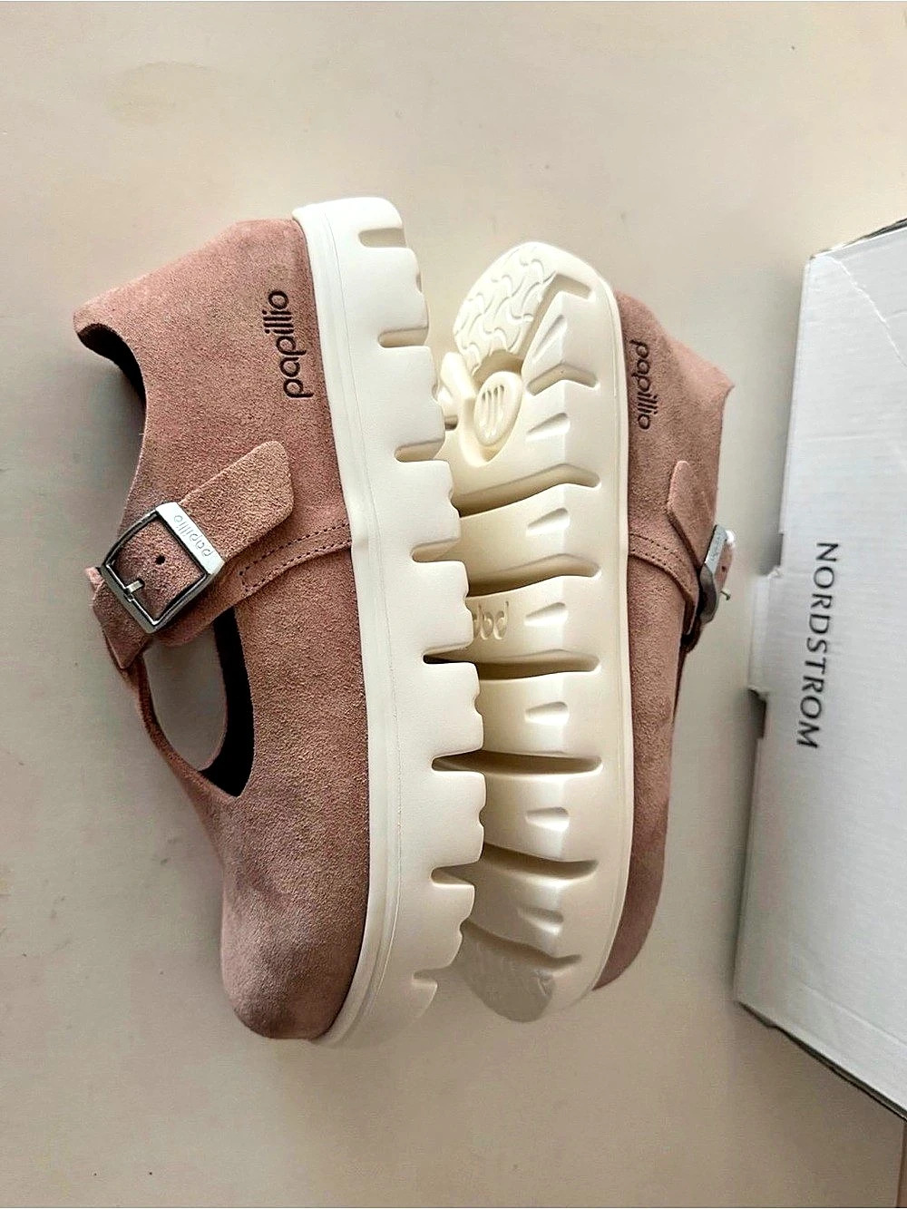 Papillio Birkenstock Paris Chunky Mary Jane Platform Clogs. Size: 6, 6.5, 37. - Picture 2 of 8